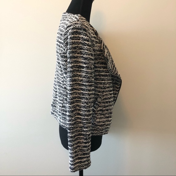 Black and white wool blazer jacket - Picture 5 of 10